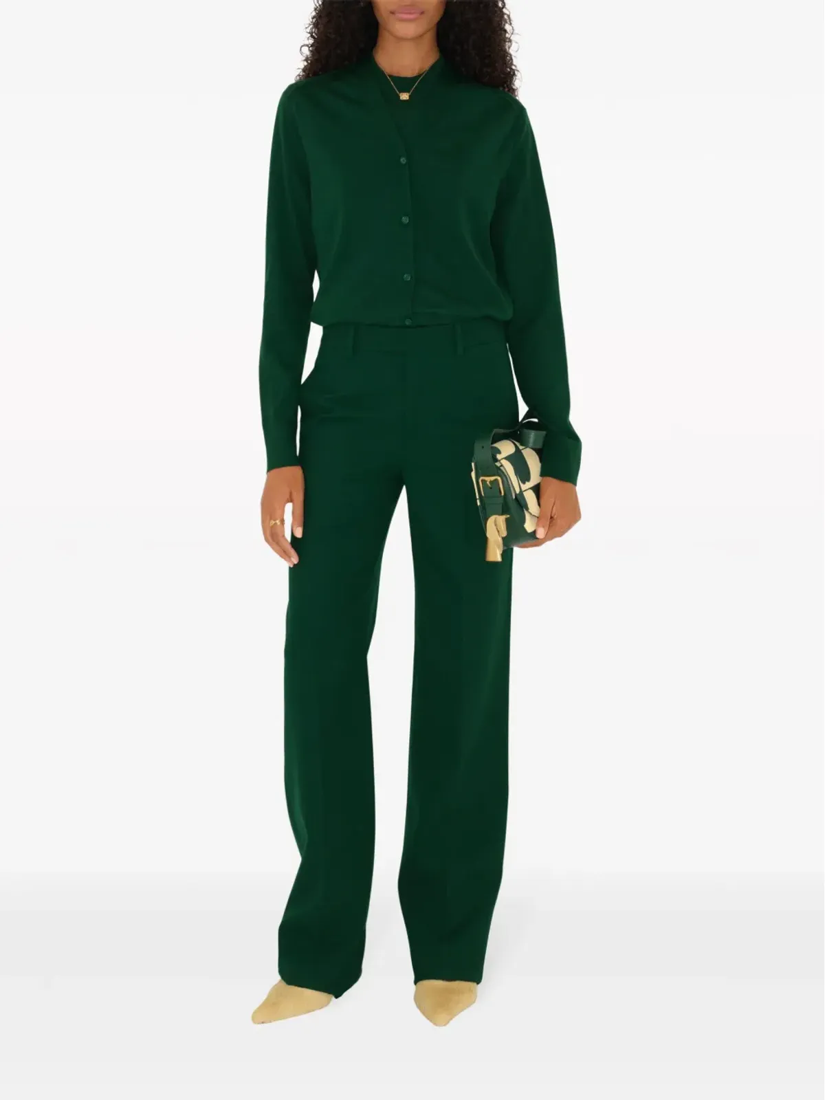Burberry ファインニット ウール カーディガン - 画像2