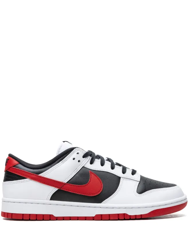 Nike Nike Dunk Low Retro ブラック/ユニバーシティレッド スニーカー - ホワイトの商品画像