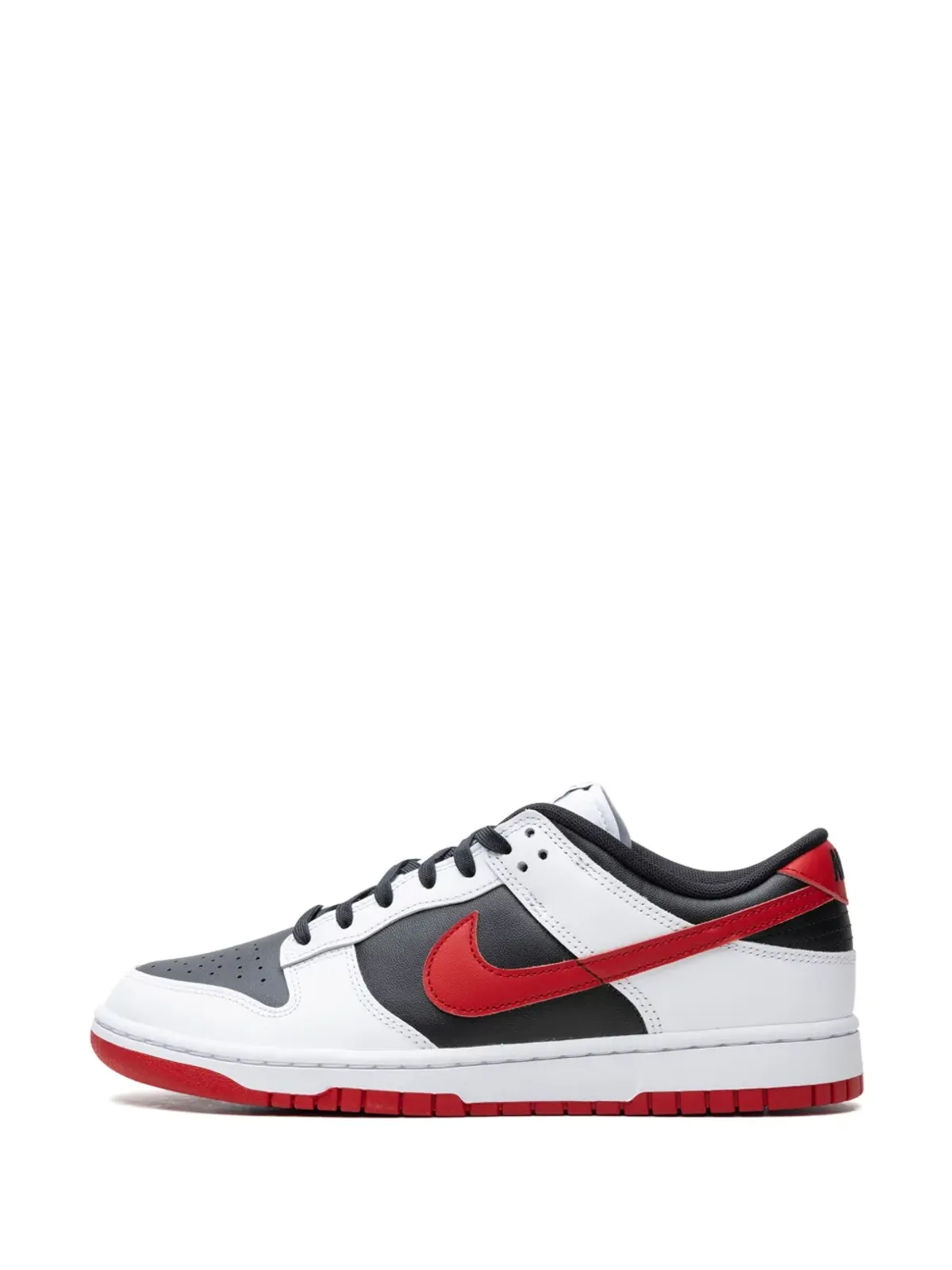 Nike Dunk Low Retro ブラック/ユニバーシティレッド スニーカー - ホワイト - 画像5