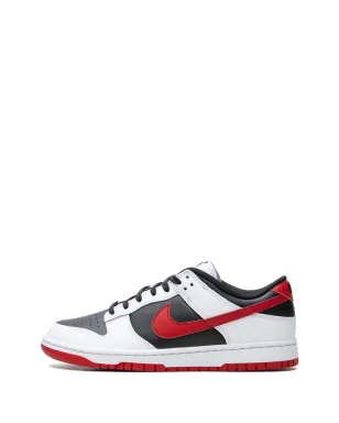 Nike Dunk Low Retro ブラック/ユニバーシティレッド スニーカー - ホワイト - サムネイル5