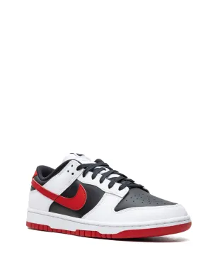 Nike Dunk Low Retro ブラック/ユニバーシティレッド スニーカー - ホワイト - サムネイル2