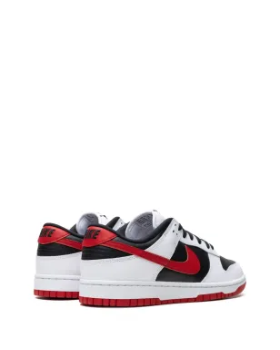 Nike Dunk Low Retro ブラック/ユニバーシティレッド スニーカー - ホワイト - サムネイル3