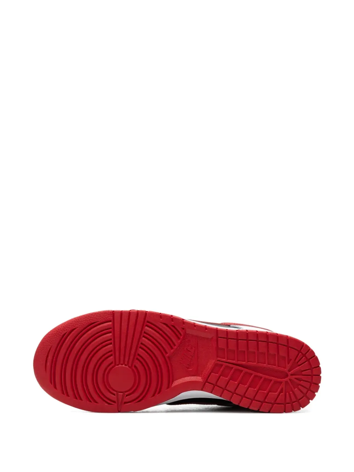 Nike Dunk Low Retro ブラック/ユニバーシティレッド スニーカー - ホワイト - 画像4