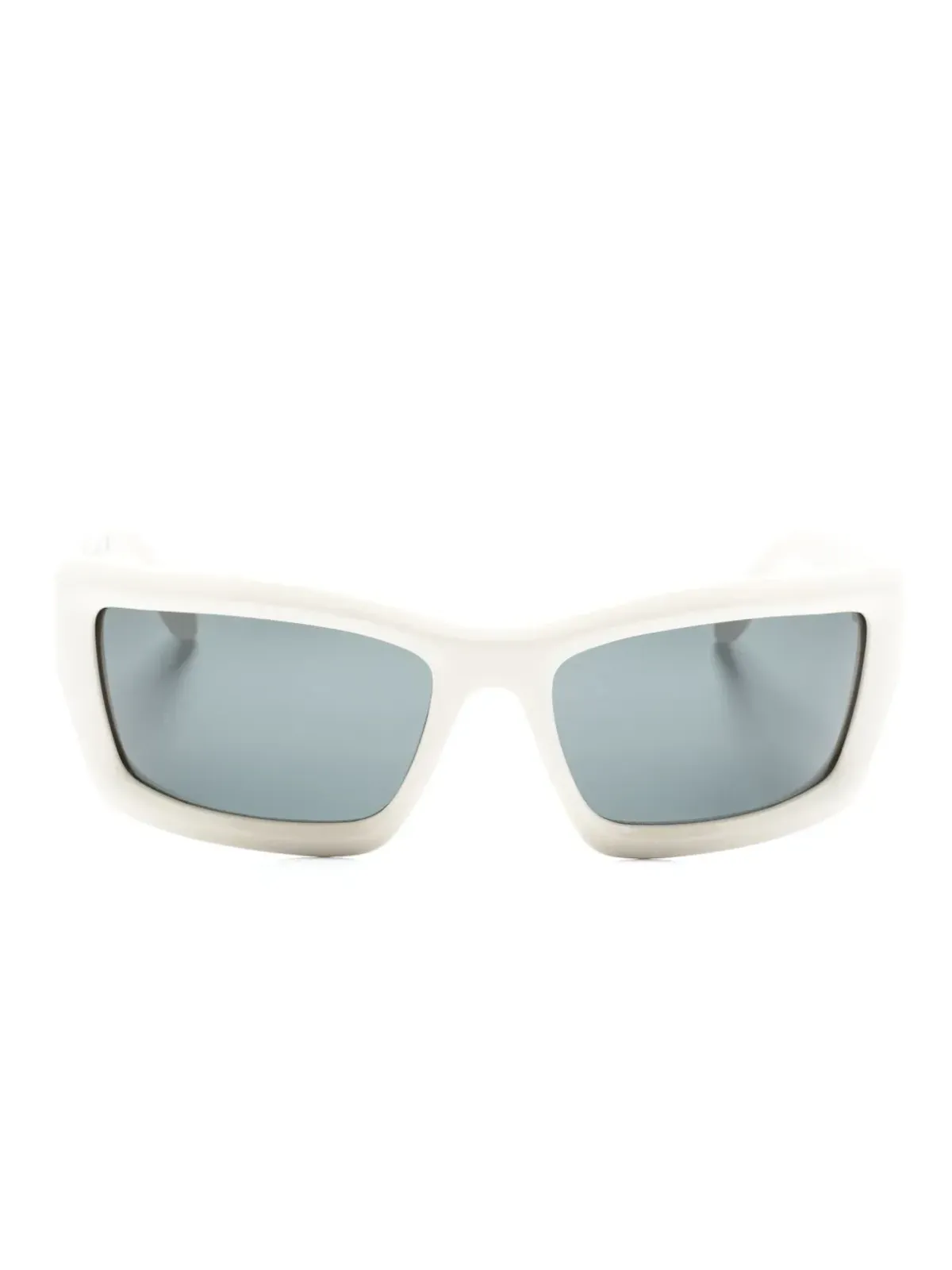 Palm Angels Eyewear Damen Adin rectangle-frame sunglasses - White - 画像1