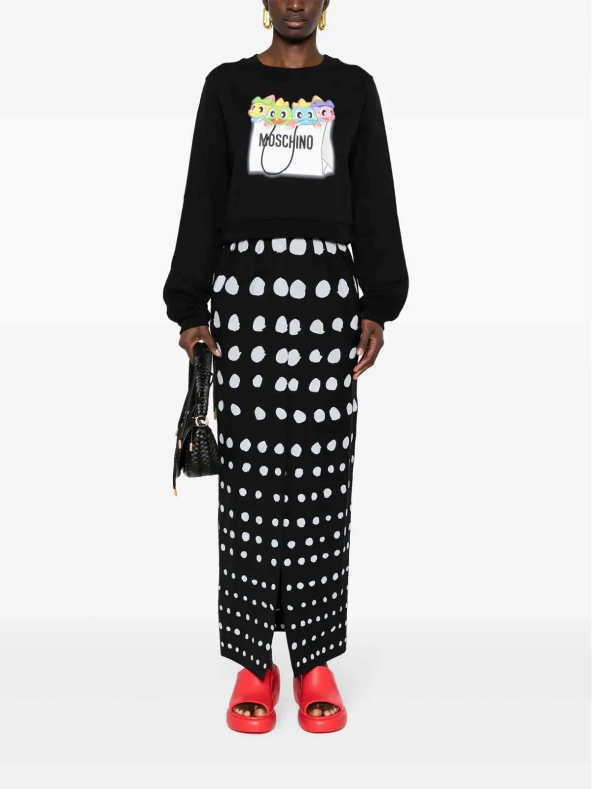 Moschino ドラゴンバッグプリント スウェットシャツ - 画像2