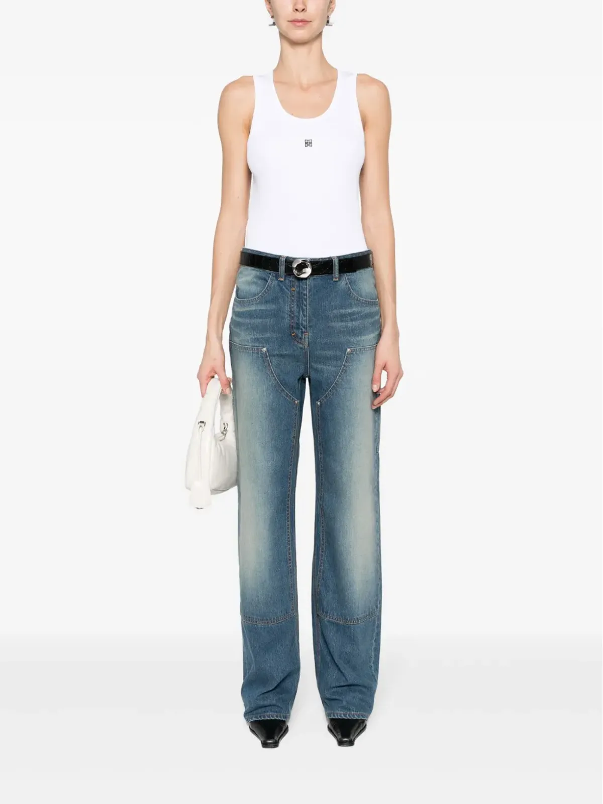 Givenchy 4Gプレート タンクトップ - ホワイト - 画像2