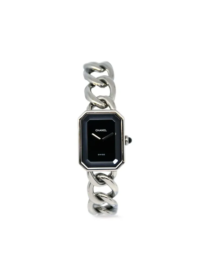 CHANEL Pre-Owned CHANEL ビンテージ 1987 Première 20mm ブラックの商品画像