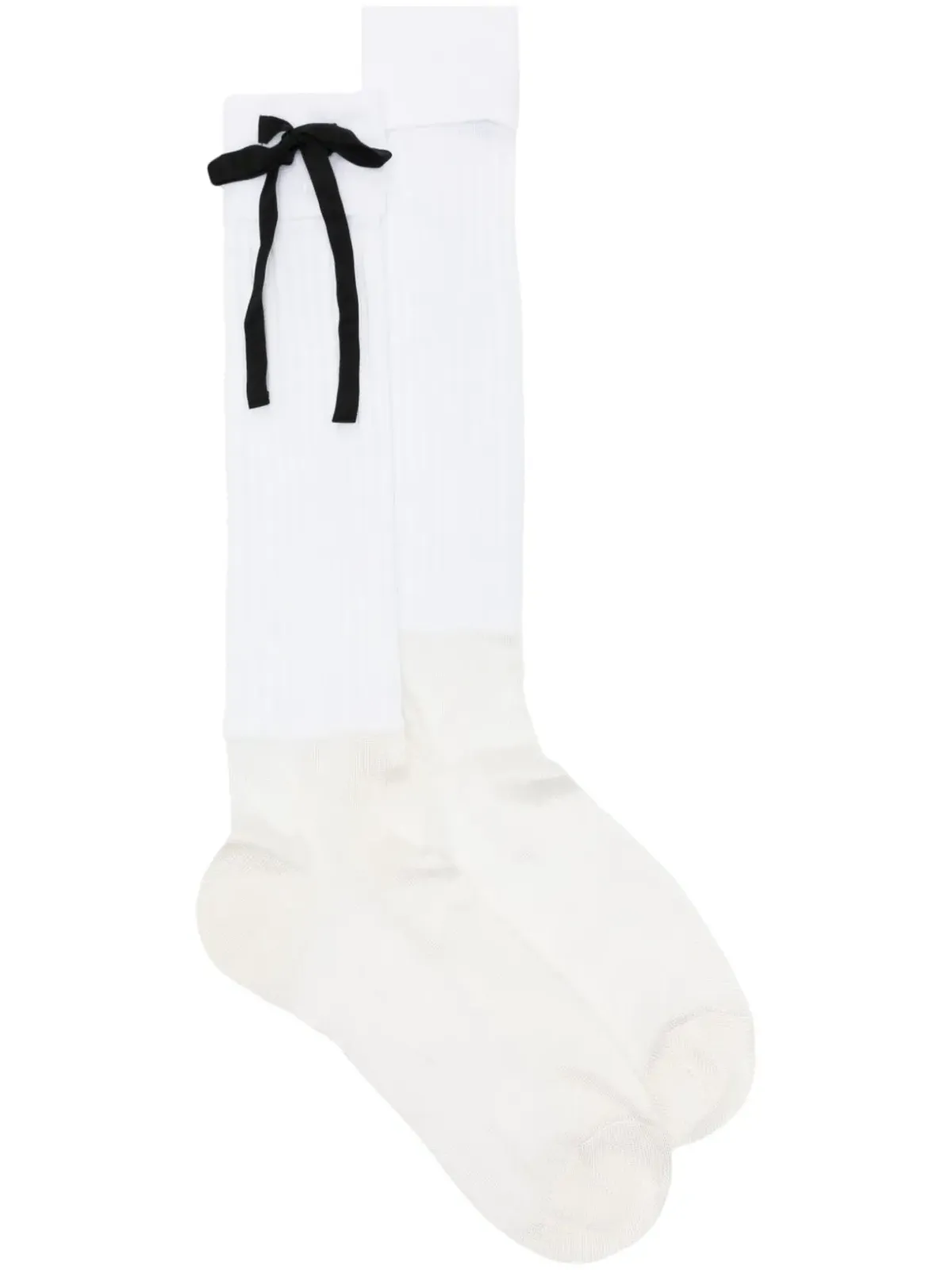 Maison Margiela クチュール リボン装飾ソックス - 画像1