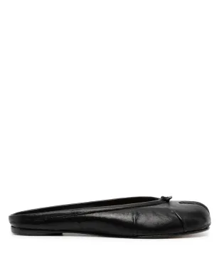 Maison Margiela Tabi レザー ミュール ブラック - サムネイル1