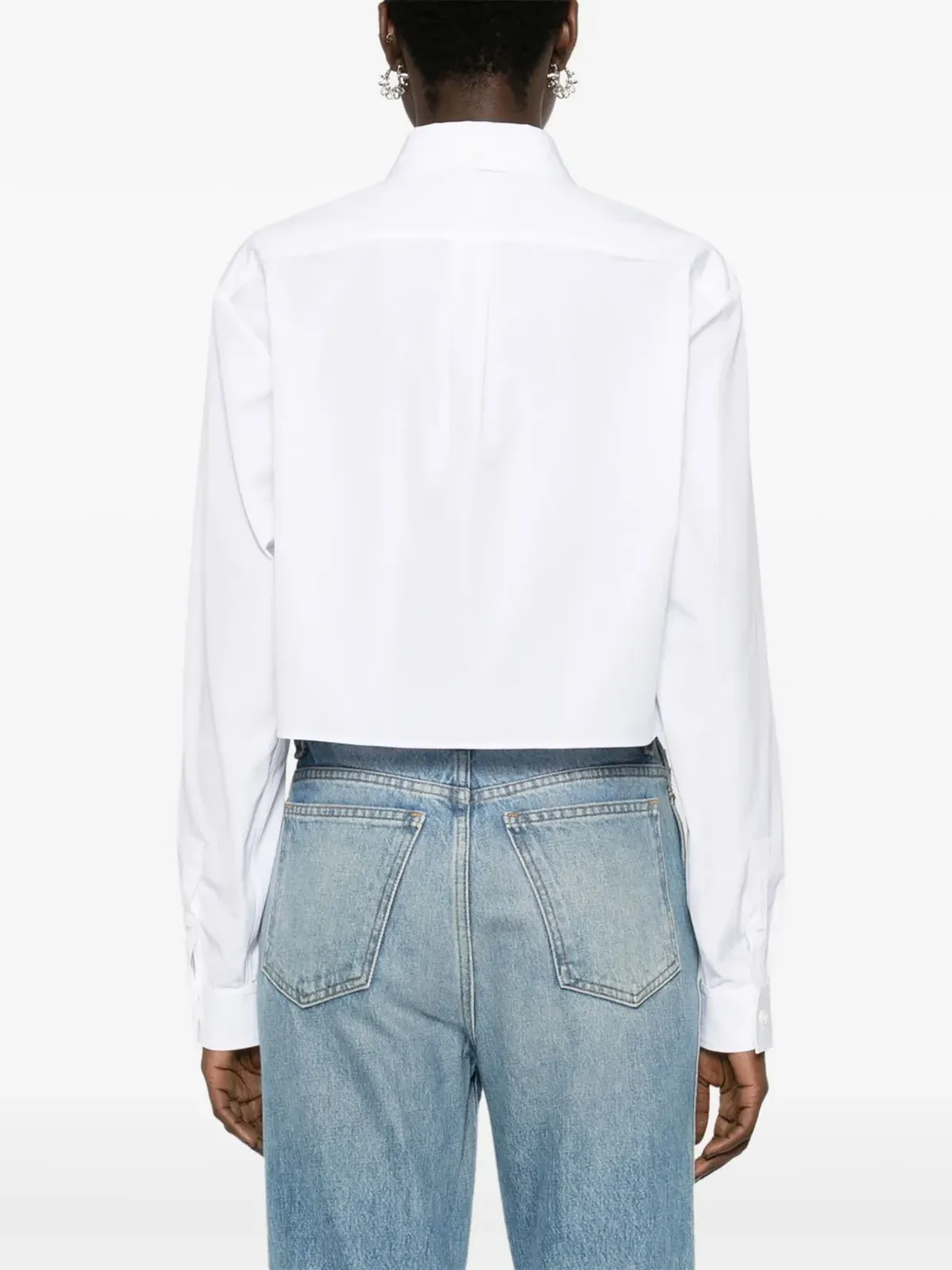 Givenchy ロゴプレートシャツ - ホワイト - 画像4