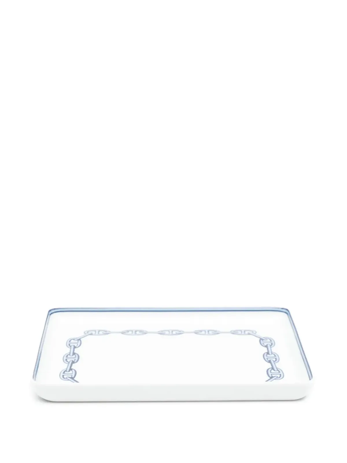 Hermès ビンテージ 2000年代 Chaîne d'ancre ポーセリン アッシュトレイ（16cm x 12cm）- ホワイト - 画像2