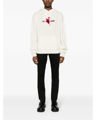 Emporio Armani x Mon Amour インターシャ編みフード付きパーカー - ニュートラルカラー - サムネイル2