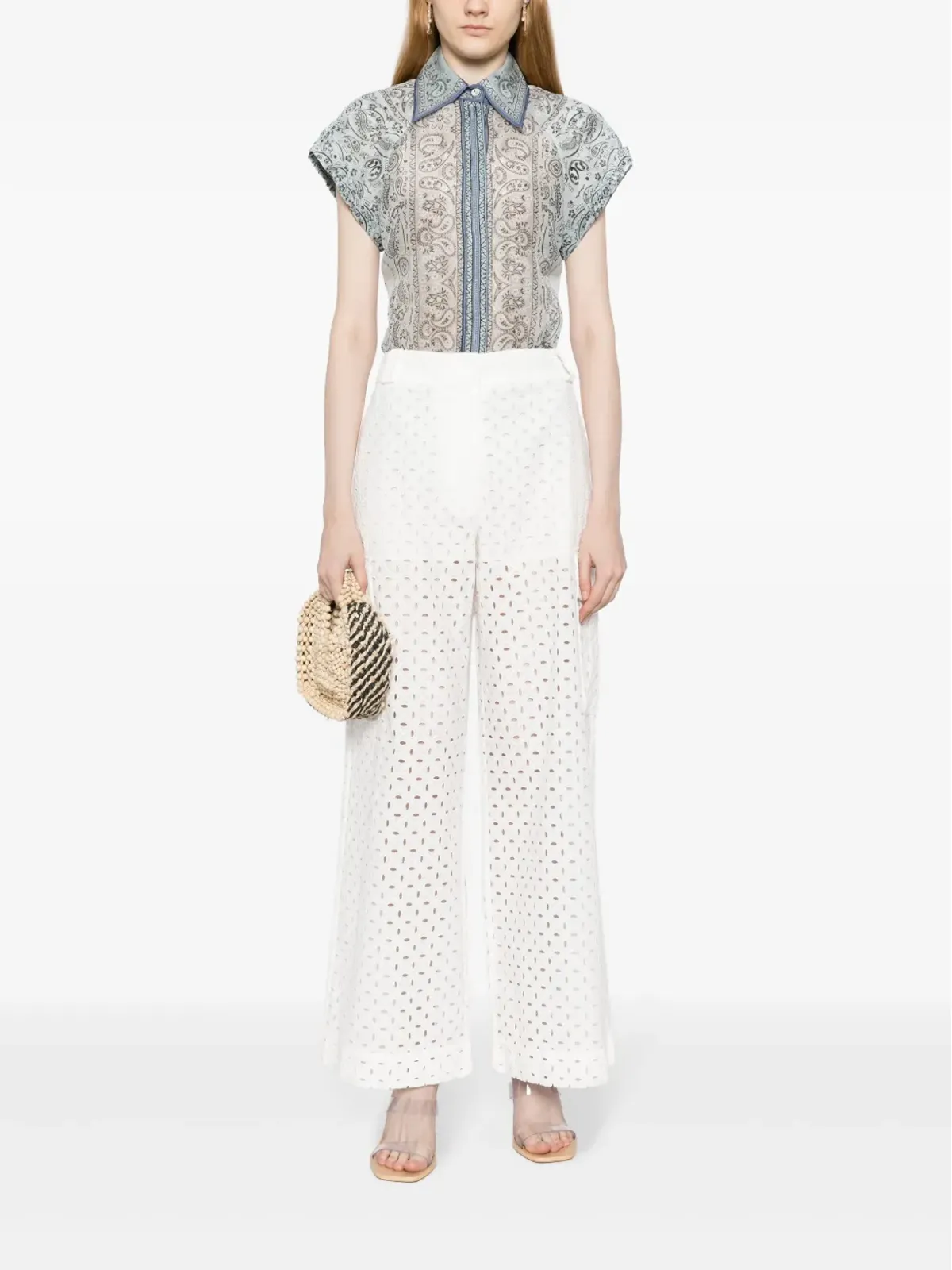 ZIMMERMANN Matchmaker Anglaise コットンパンツ - 画像2
