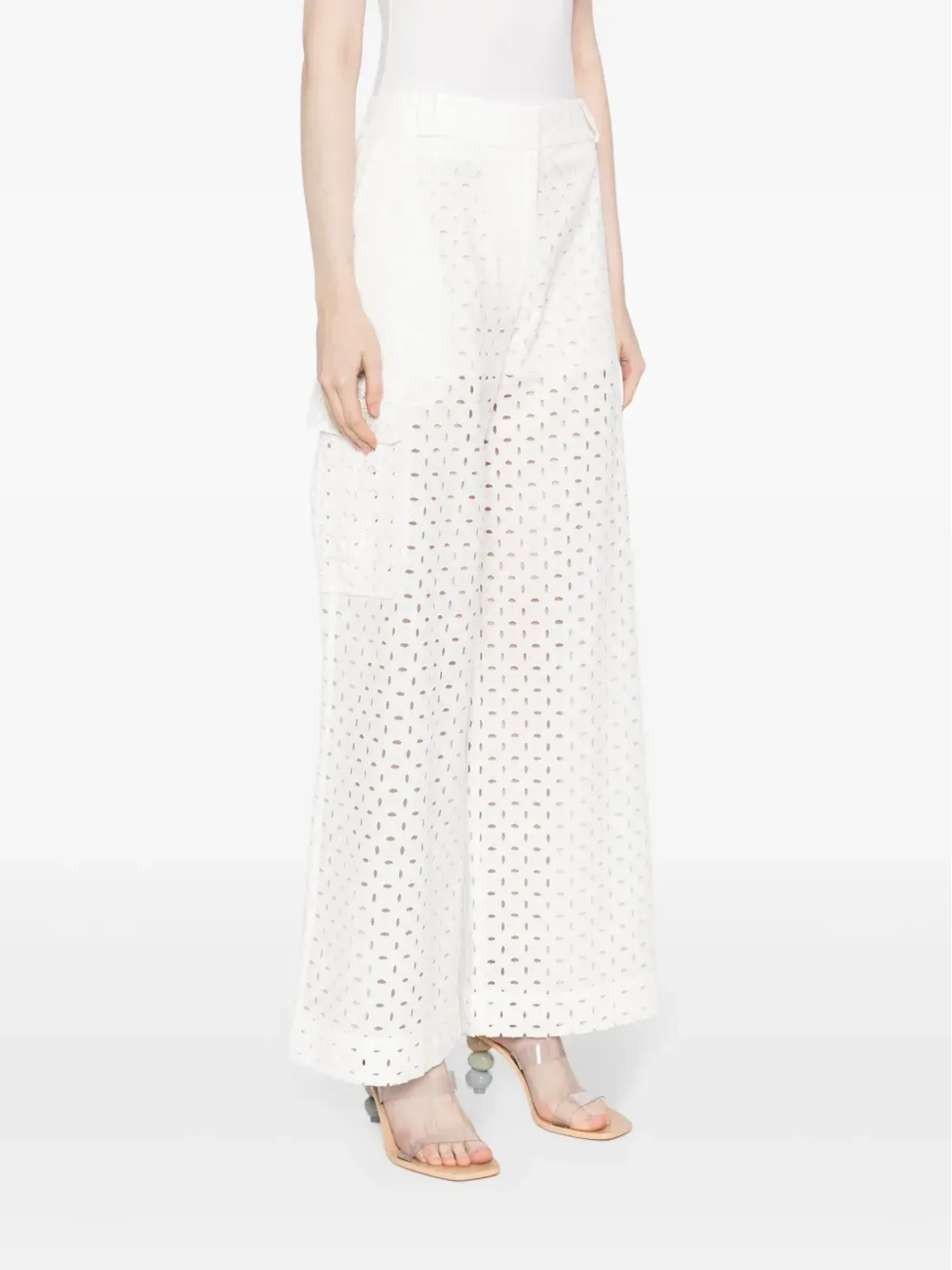 ZIMMERMANN Matchmaker Anglaise コットンパンツ - 画像3