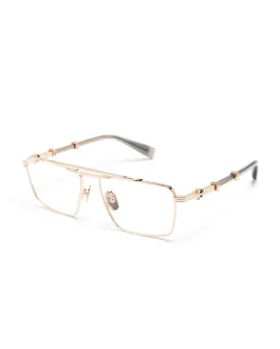 Balmain Eyewear ブリゲイドVI スクエアフレームグラス - サムネイル2