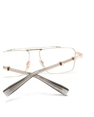 Balmain Eyewear ブリゲイドVI スクエアフレームグラス - サムネイル3
