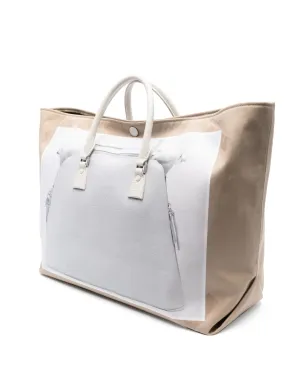 Maison Margiela ミディアム トロンプ・ルイユ 5AC ギャバジン バッグ - ベージュ - サムネイル3