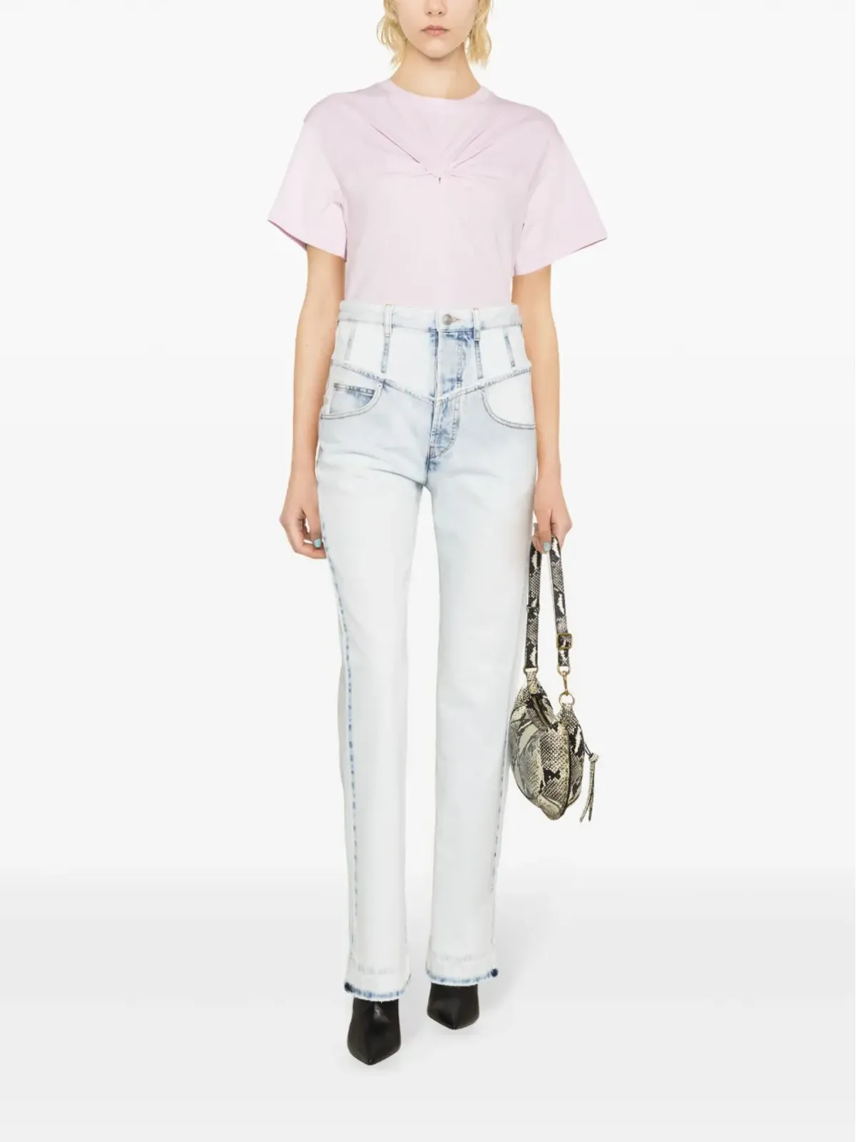 ISABEL MARANT Noemie ハイライズ ストレートジーンズ - 画像2