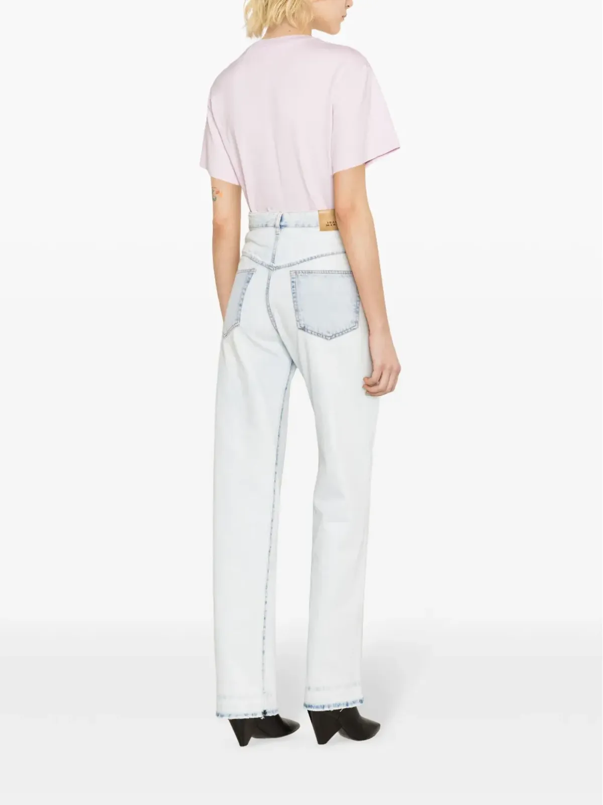 ISABEL MARANT Noemie ハイライズ ストレートジーンズ - 画像4