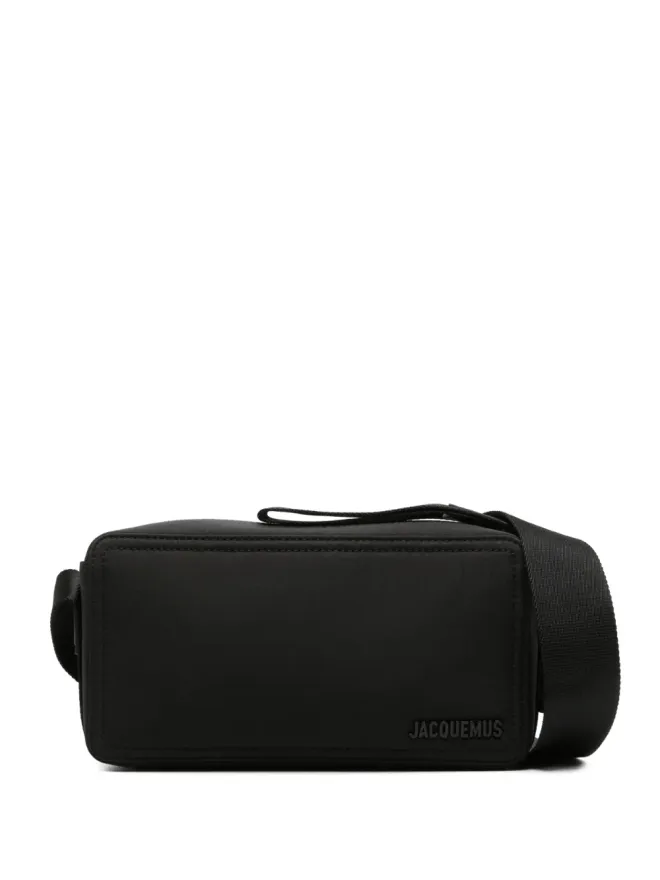 JACQUEMUS Jacquemus Le Cuerda 長方形のメッセンジャーバッグ - ブラックの商品画像