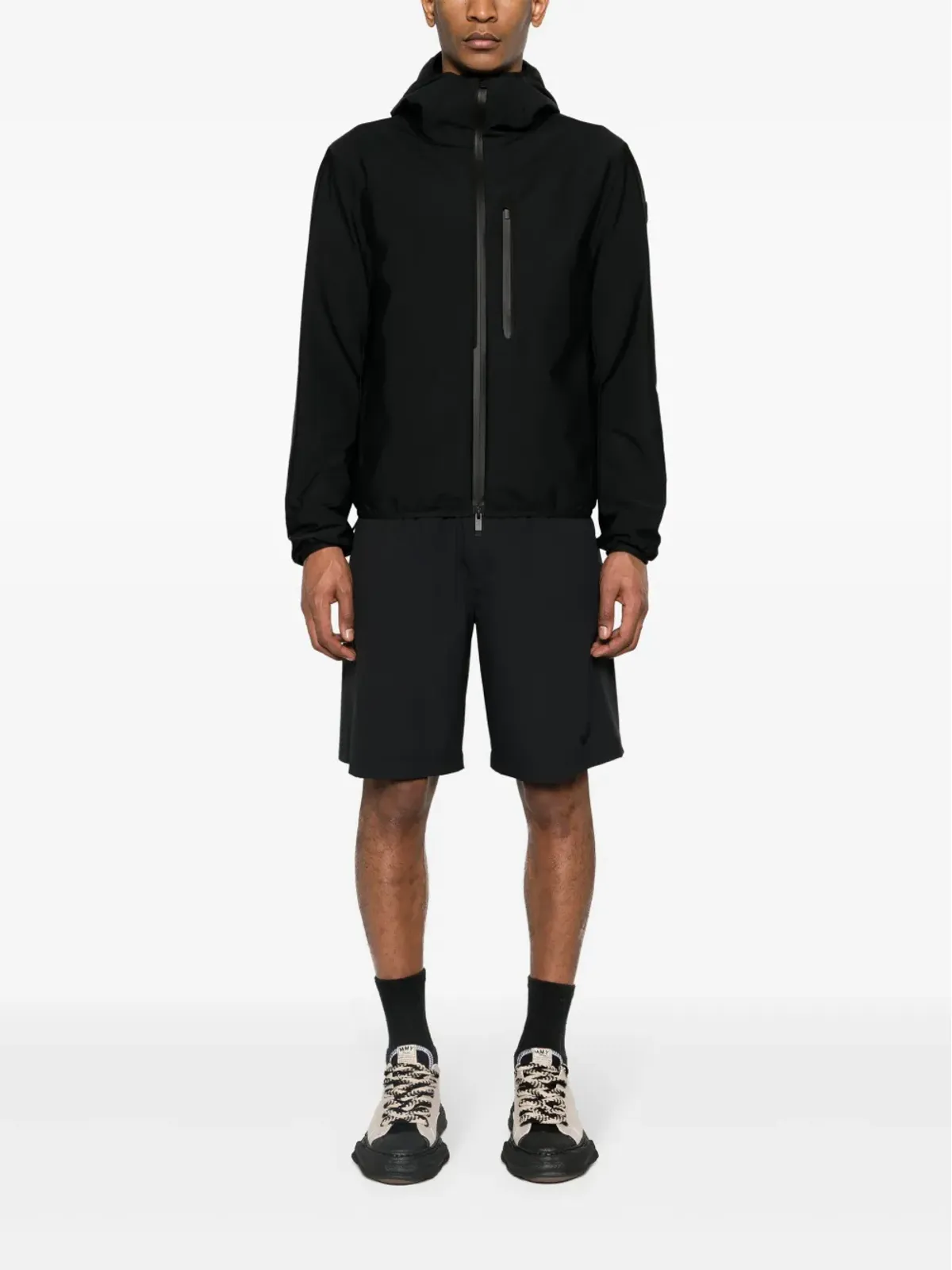 Moncler Lausfer フード付きダウンジャケット - ブラック - 画像2