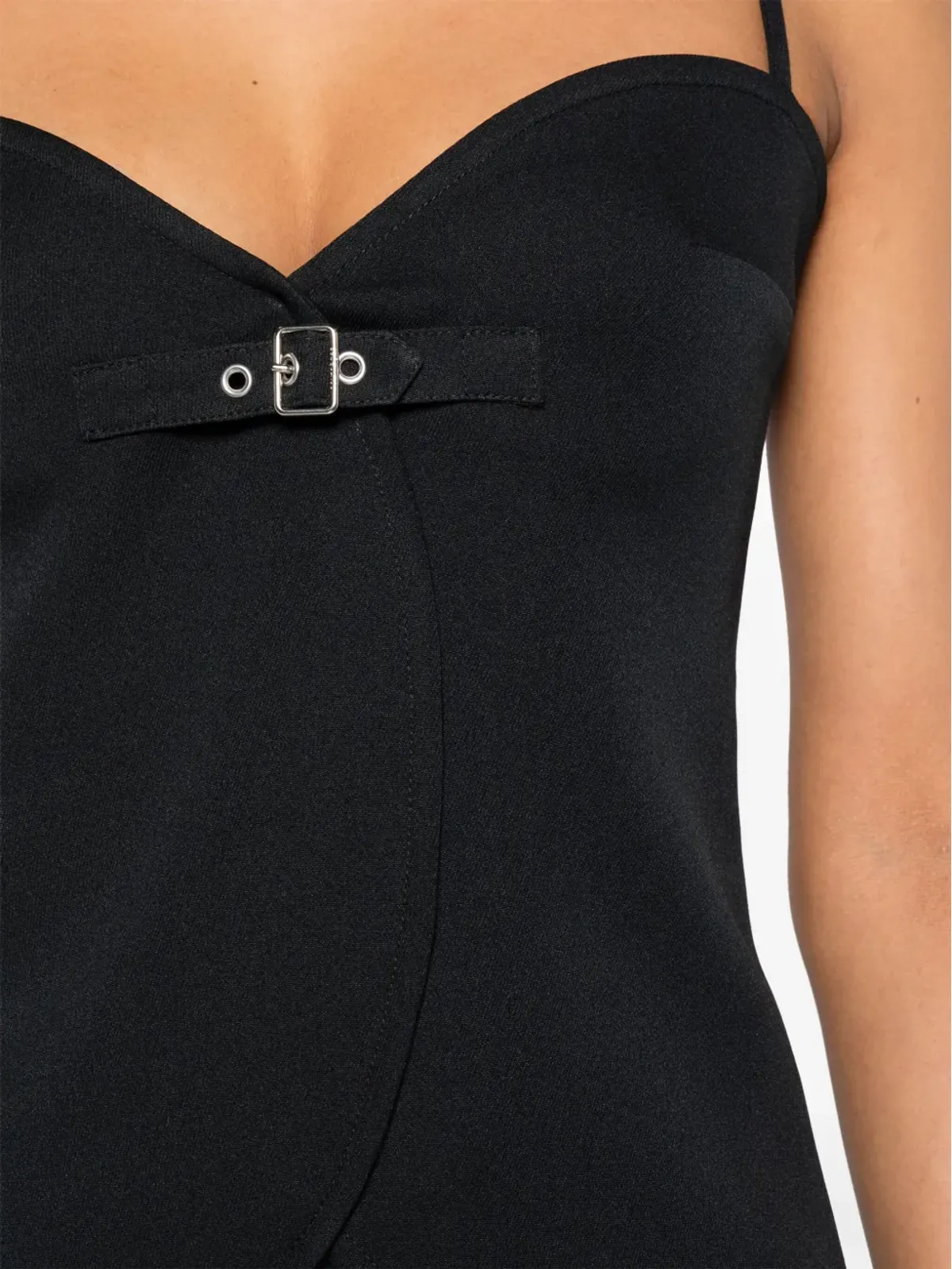 Courrèges Ellipse ツイルトップ ブラック - 画像5