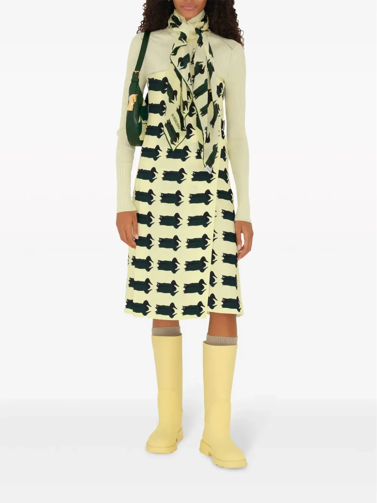 Burberry スカーフディテールのニットセーター - ニュートラルカラー - 画像2