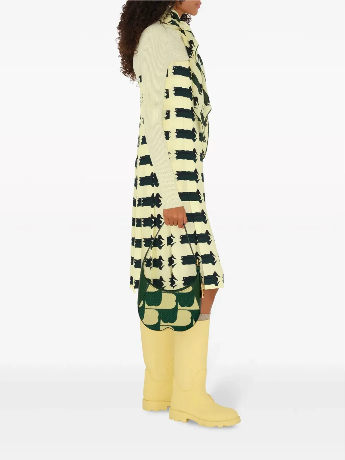 Burberry スカーフディテールのニットセーター - ニュートラルカラー - 画像3