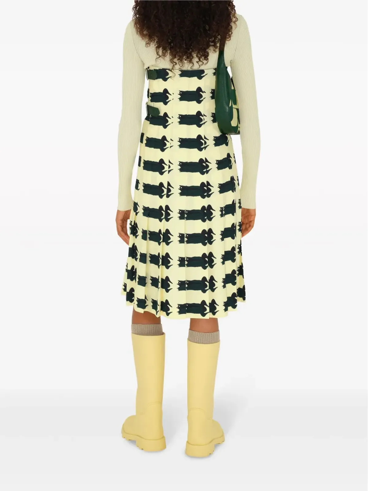 Burberry スカーフディテールのニットセーター - ニュートラルカラー - 画像4