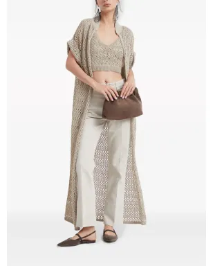 Brunello Cucinelli ストレッチコットン キックフレアパンツ - ニュートラルカラー - サムネイル2