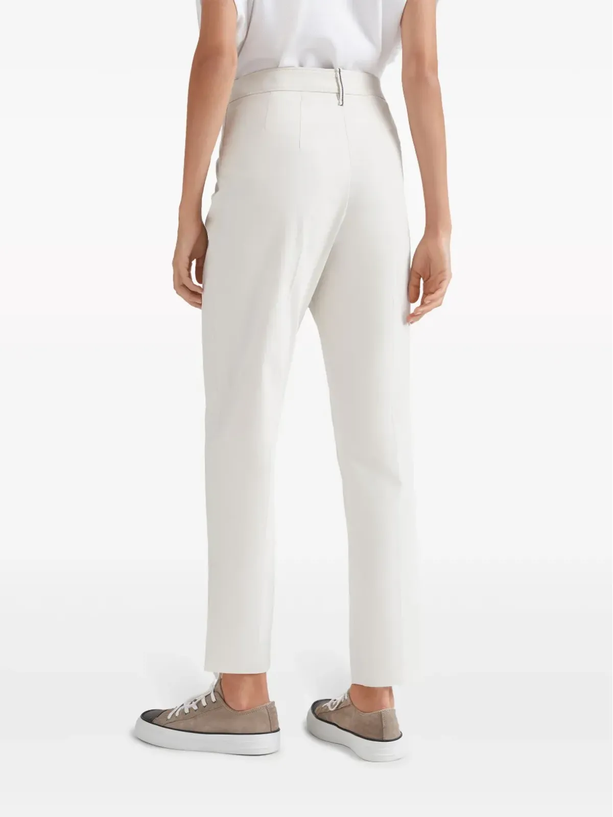 Brunello Cucinelli ストレッチコットン カプリパンツ - 画像4