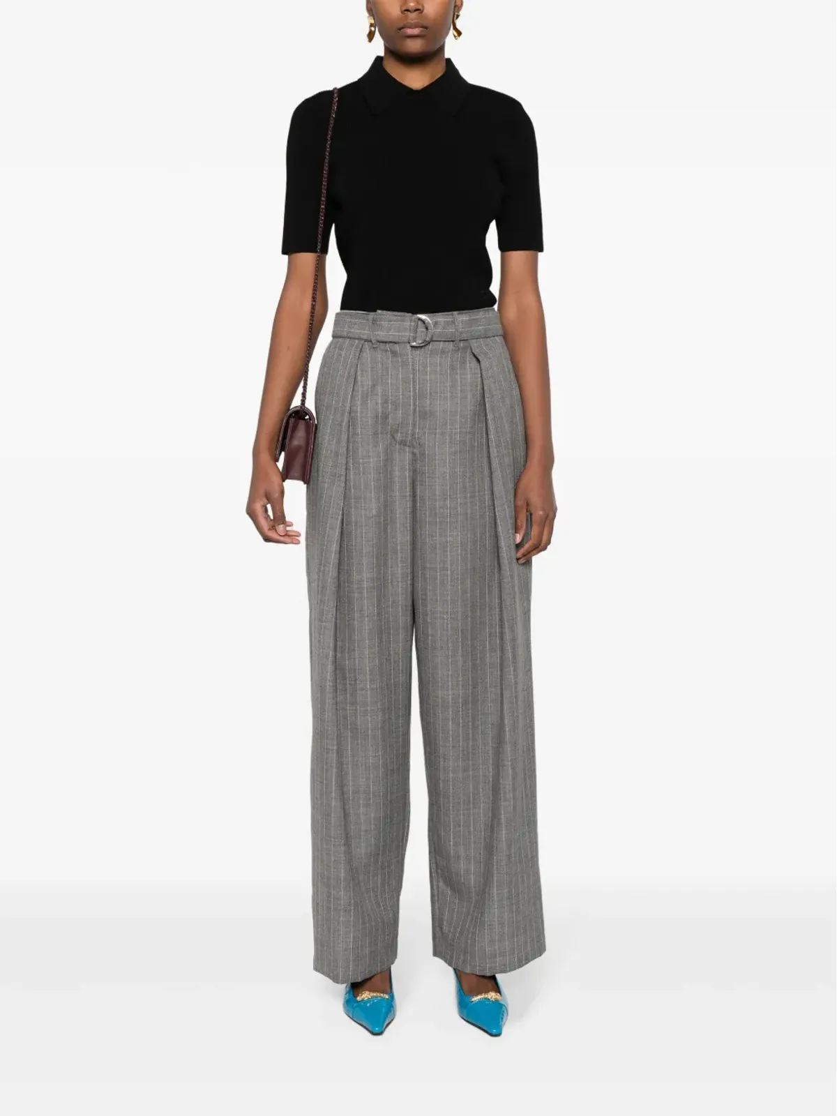 Tory Burch ニットポロトップ - 画像2
