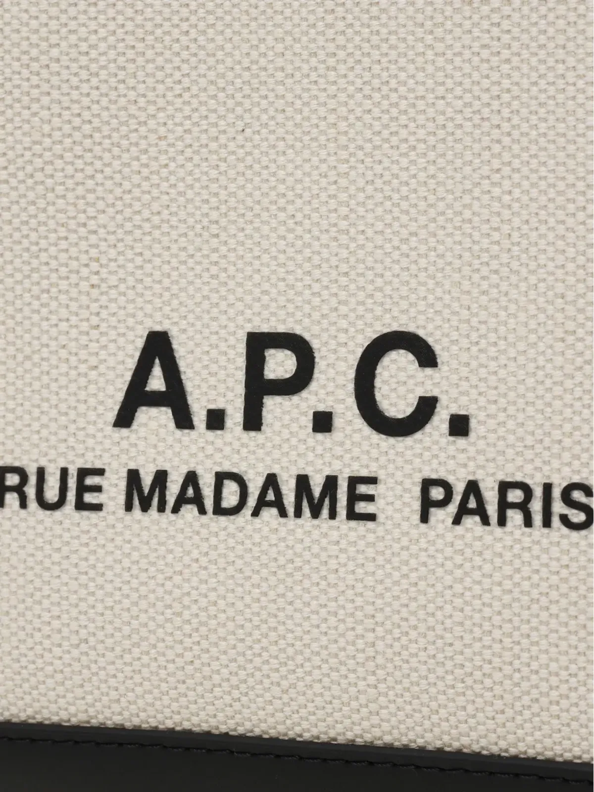 A.P.C. Camille 2.0 キャンバス トートバッグ - ホワイト - 画像4