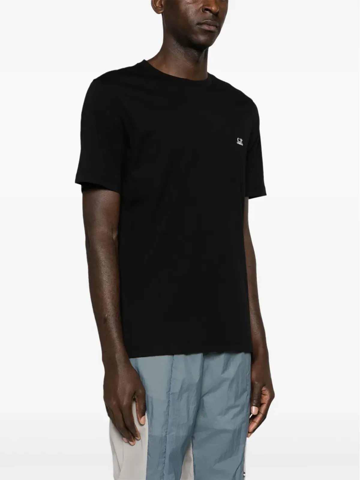 C.P. Company 30/1 ゴーグルプリント コットン Tシャツ - ブラック - 画像3