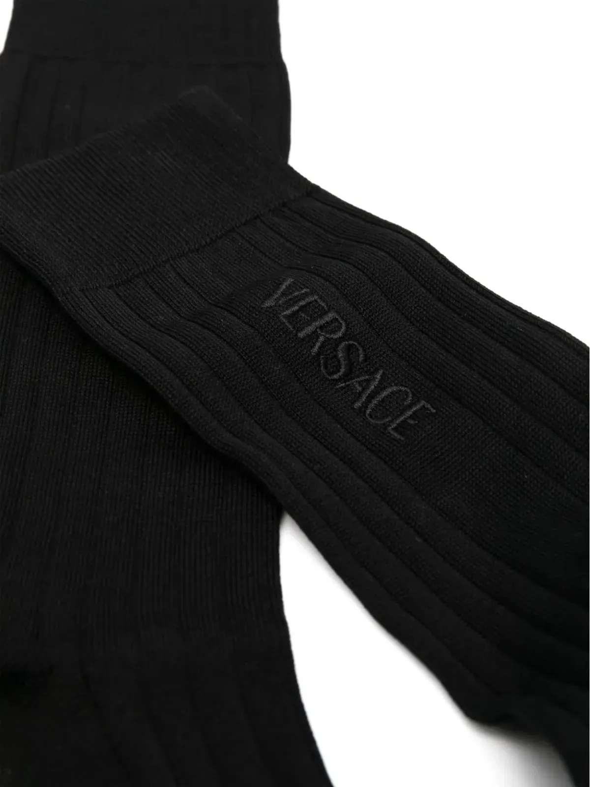 Versace エンブロイダーロゴ ソックス - 画像2