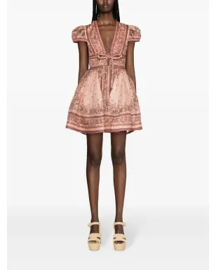 ZIMMERMANN マッチメーカー バンダナ柄ミニドレス - サムネイル2