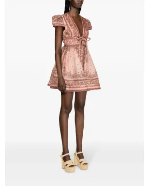ZIMMERMANN マッチメーカー バンダナ柄ミニドレス - サムネイル3