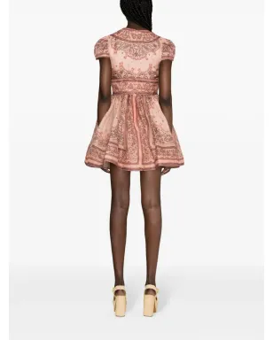 ZIMMERMANN マッチメーカー バンダナ柄ミニドレス - サムネイル4