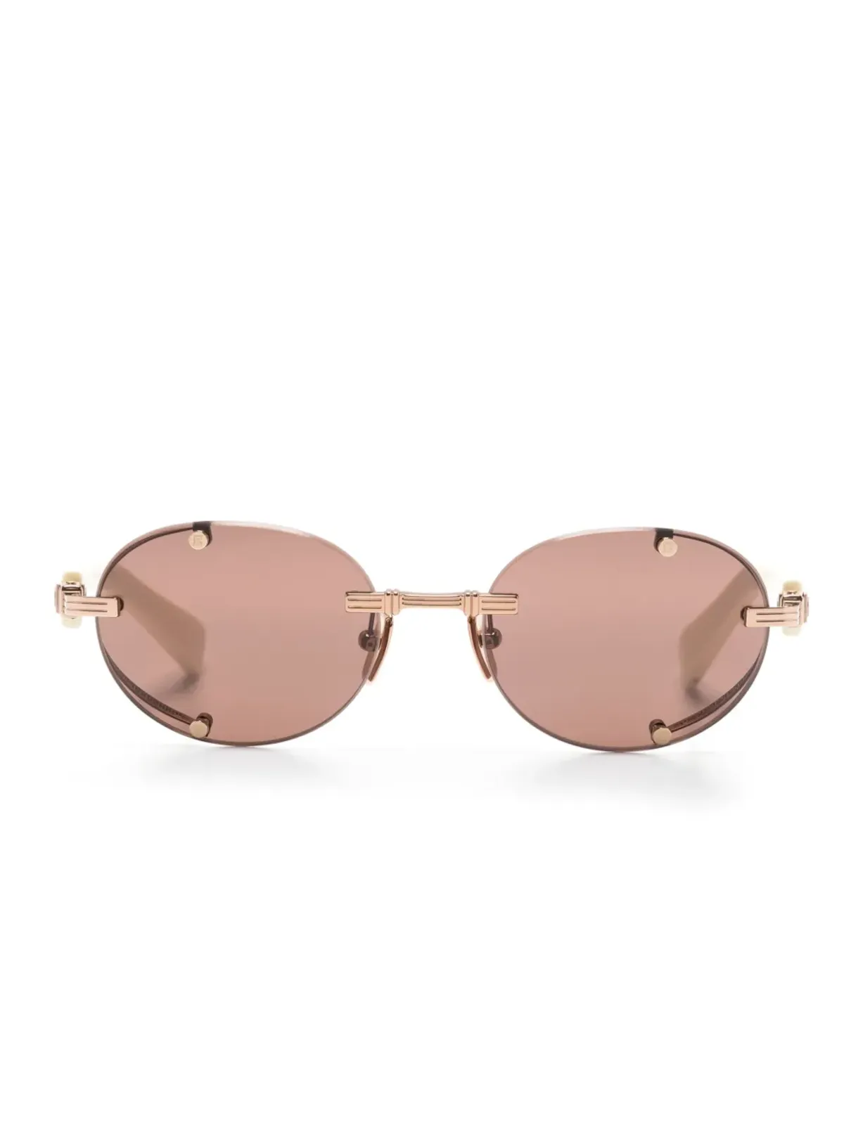 Balmain Eyewear Monsieur オーバルフレーム サングラス - 画像1