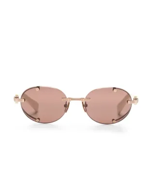 Balmain Eyewear Monsieur オーバルフレーム サングラス - サムネイル1