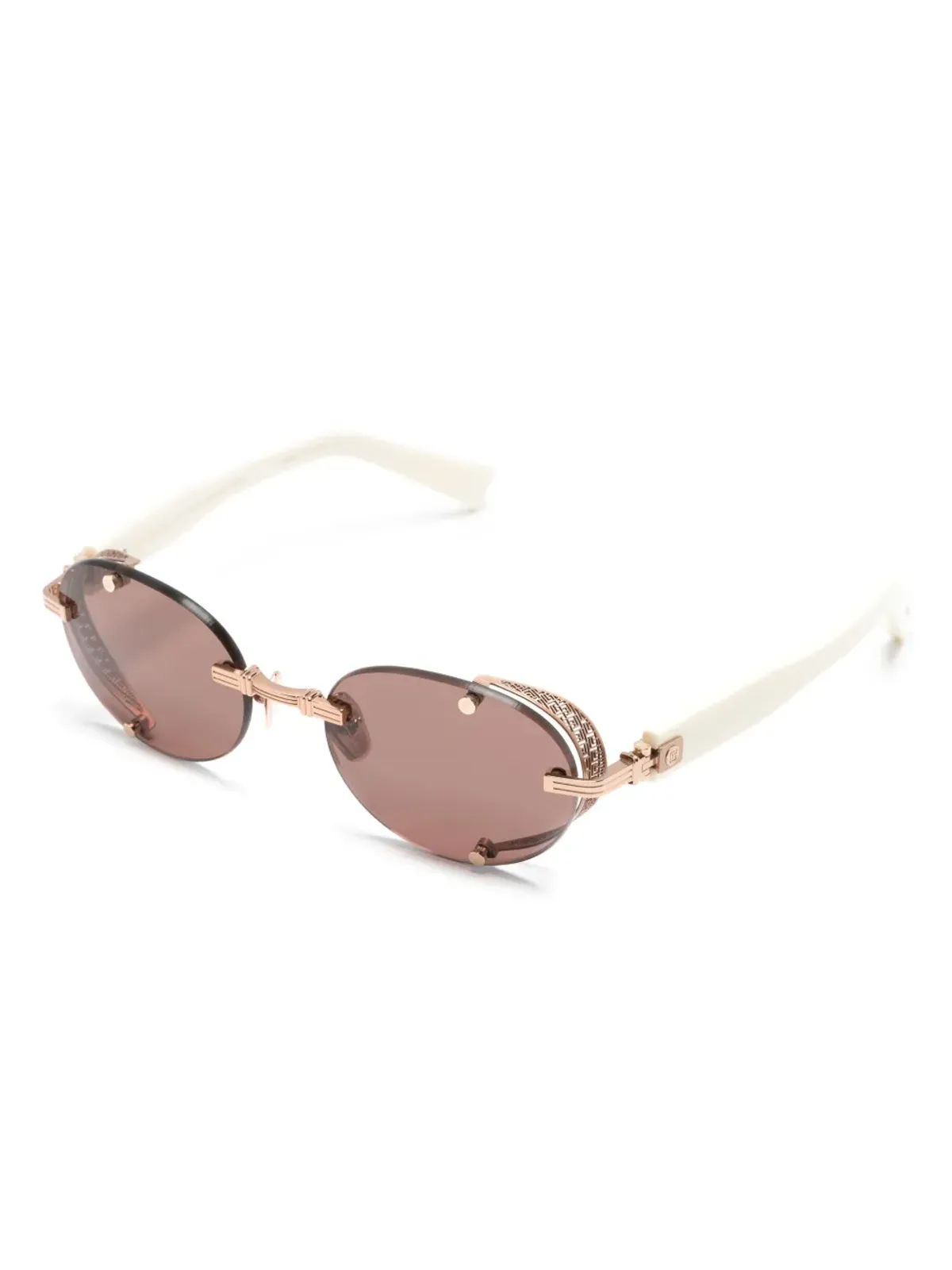 Balmain Eyewear Monsieur オーバルフレーム サングラス - 画像2