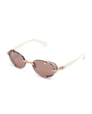 Balmain Eyewear Monsieur オーバルフレーム サングラス - サムネイル2