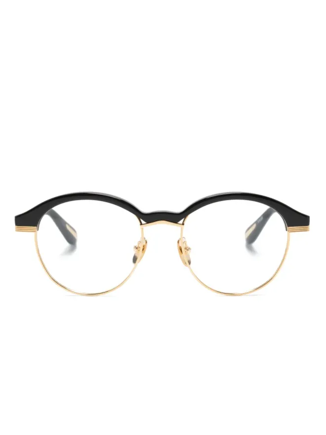 Linda Farrow Linda Farrow Keen pantos-frame glasses - Blackの商品画像