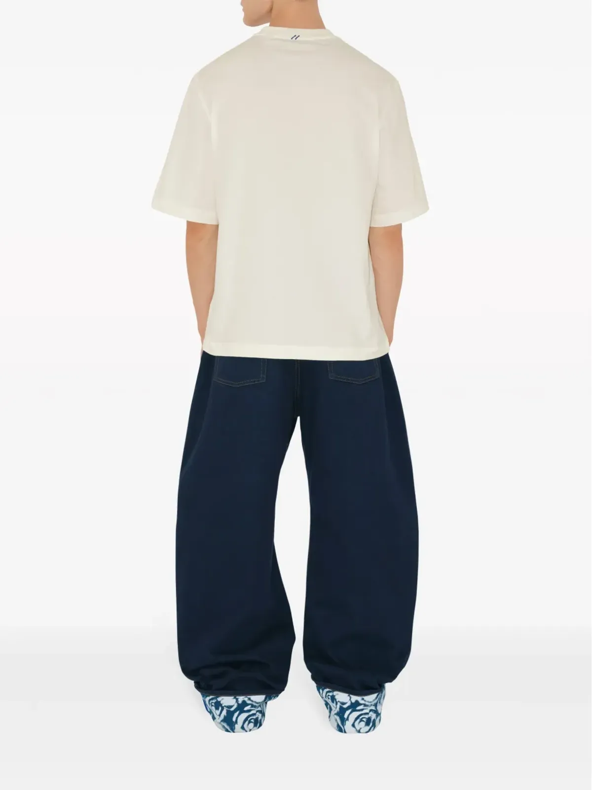Burberry EKD ロゴパッチ コットン Tシャツ - 画像4