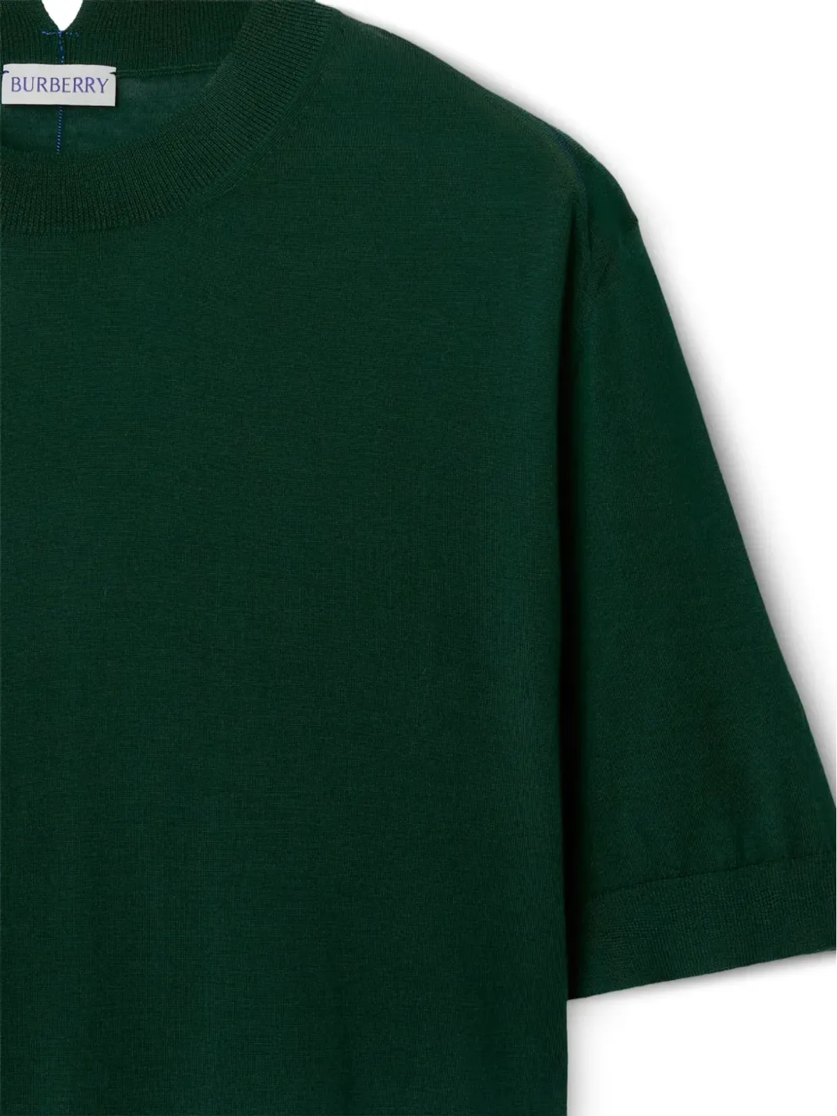 Burberry ドロップショルダー ウールニットトップ - 画像5
