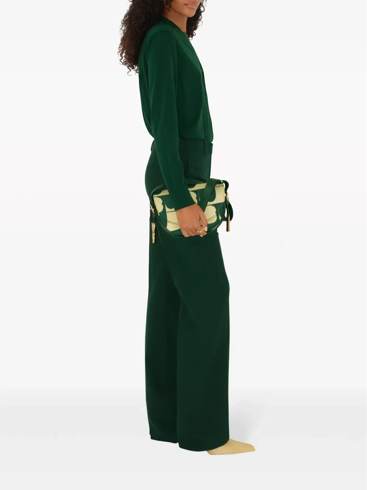Burberry ドロップショルダー ウールニットトップ - 画像3