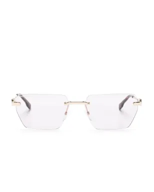 DSQUARED2 EYEWEAR レクタングルフレーム サングラス - ゴールド - サムネイル1