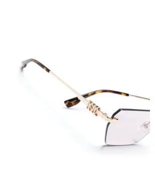 DSQUARED2 EYEWEAR レクタングルフレーム サングラス - ゴールド - サムネイル3