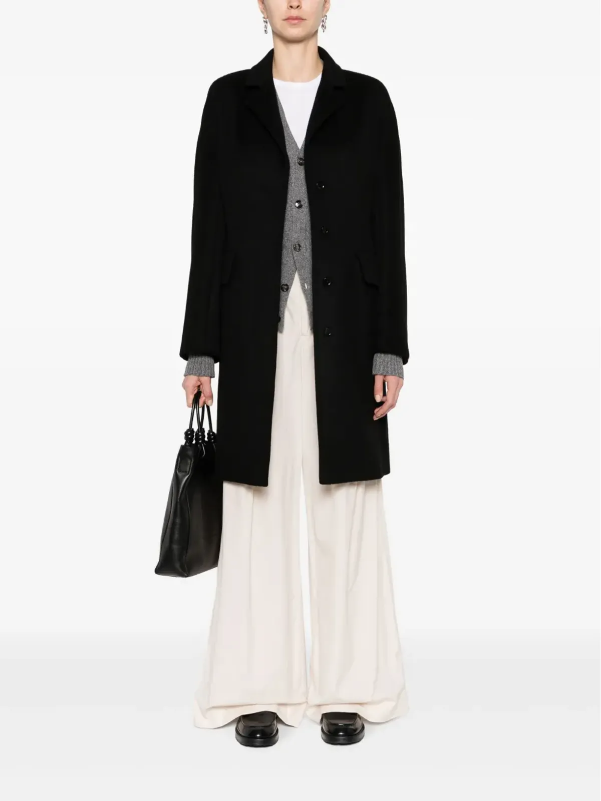Max Mara ビンゴ ベルト付き キャメルヘア コート - 画像2