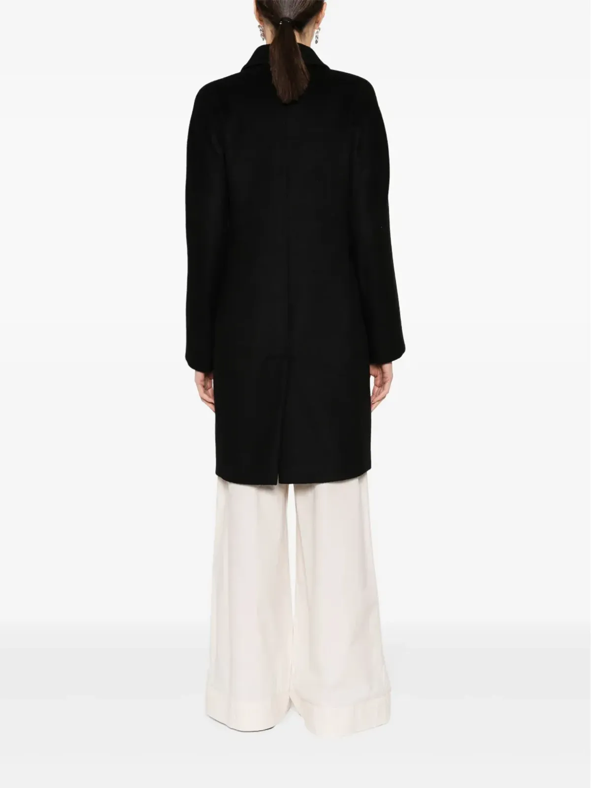 Max Mara ビンゴ ベルト付き キャメルヘア コート - 画像4